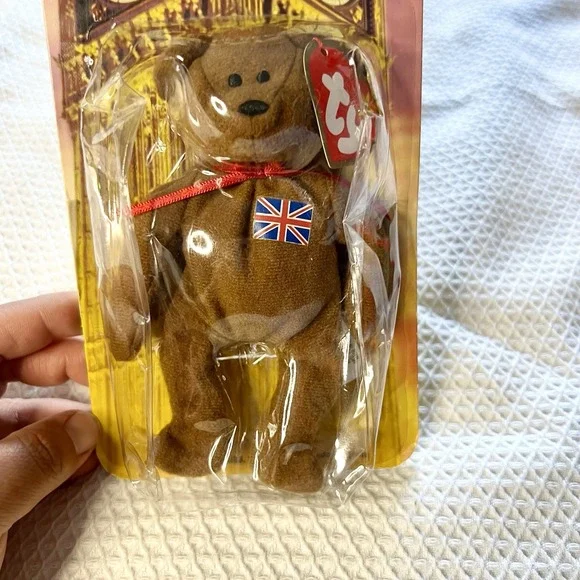 Ty McDonalds Teenie Beanie 1999 Britannia The Bear Plush Toy - Picture 2 of 3